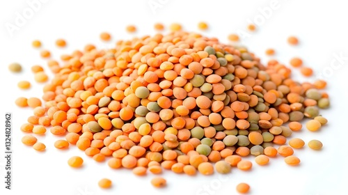 Obraz na płótnie lentils isolated on white background w salonie
