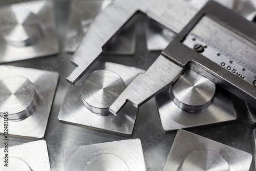 milled aluminum parts and  calipers