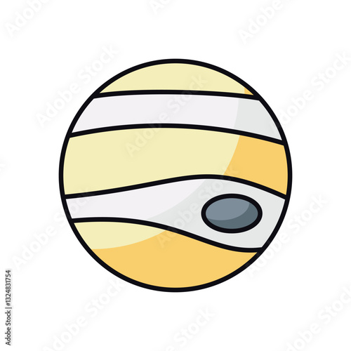 Jupiter vector icon