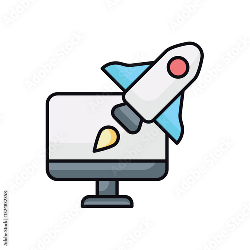 Space Exploration vector icon