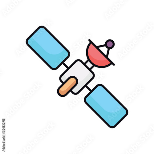 Space Probe vector icon