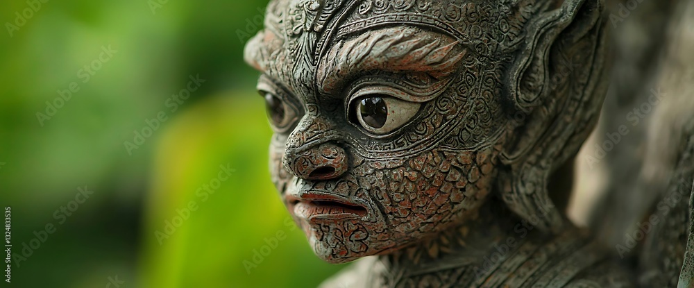 Intricate Stone Statue Close Up Intricate Stone Statue Close Up