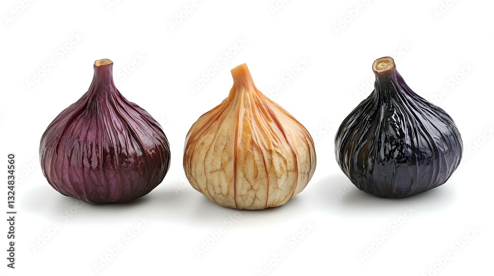 Obraz premium Turkish dried figs isolated on white background