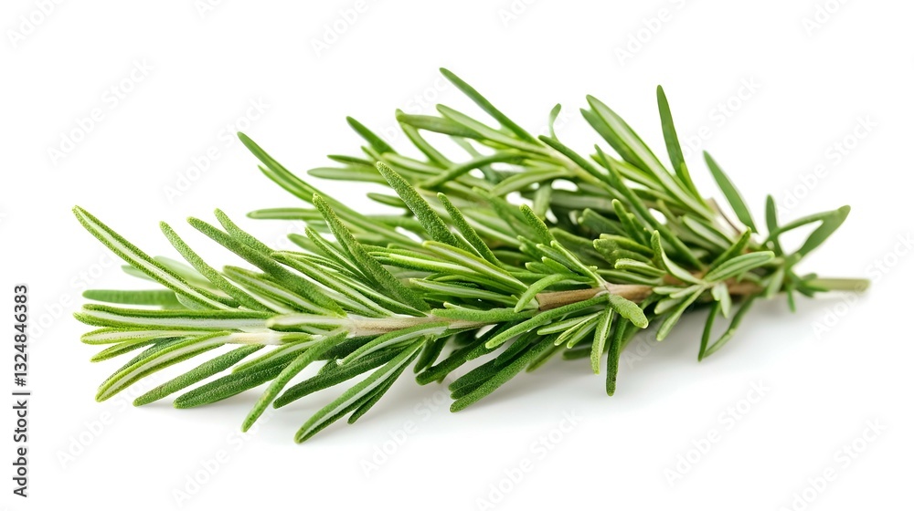 Fototapeta premium Green Rosemary isolated on white background