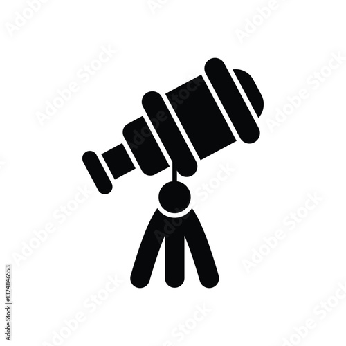 Astronomer vector icon