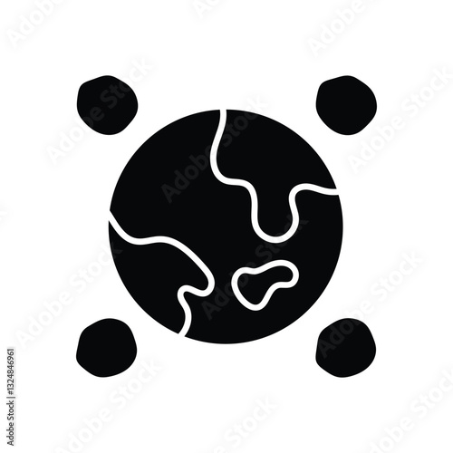 Space Debris vector icon