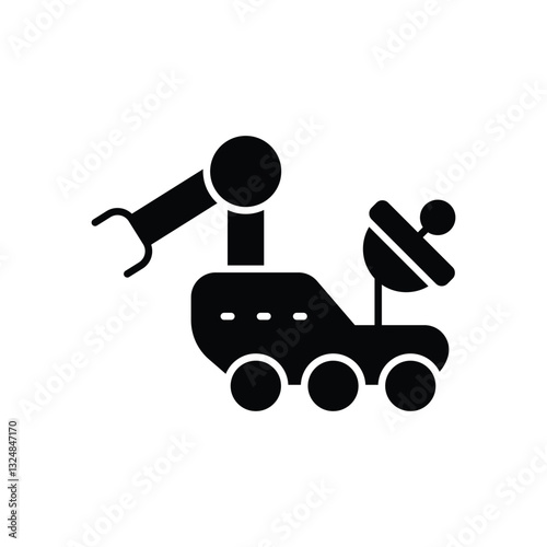 Space Rover vector icon