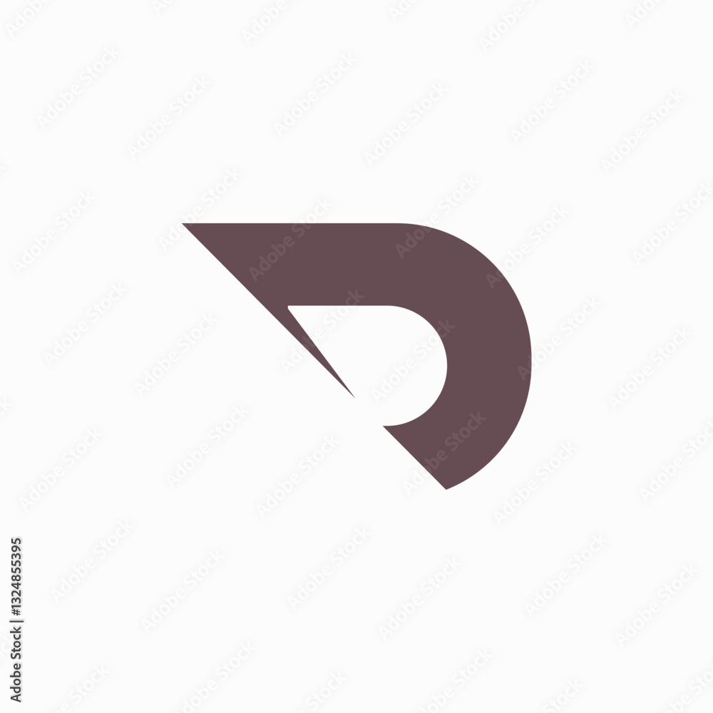 Initial based clean and minimal letter. D logo creative fonts monogram icon symbol. Universal elegant luxury alphabet vector design Initial based clean and minimal letter. D logo creative fonts monogram icon symbol. Universal elegant luxury alphabet vector design