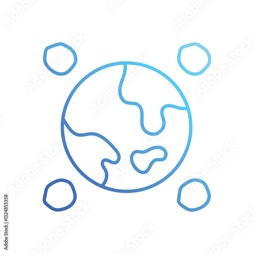 Space Debris vector icon
