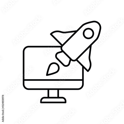 Space Exploration vector icon