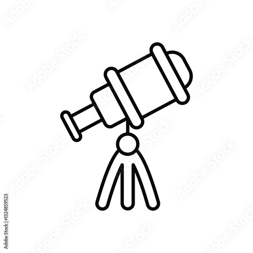 Astronomer vector icon