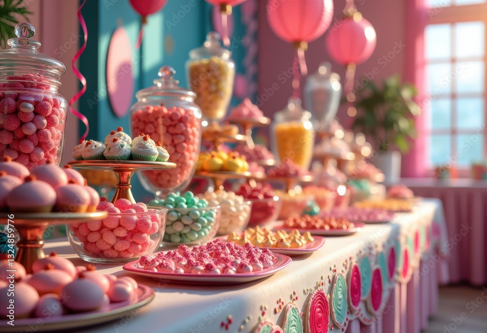 colorful candy buffet display featuring rich variety sweet treats bright colors enticing arrangements all ages, rainbow, lgbtq, lgbt, pride, love, equality colorful candy buffet display featuring rich variety sweet treats bright colors enticing arrangements all ages, rainbow, lgbtq, lgbt, pride, love, equality