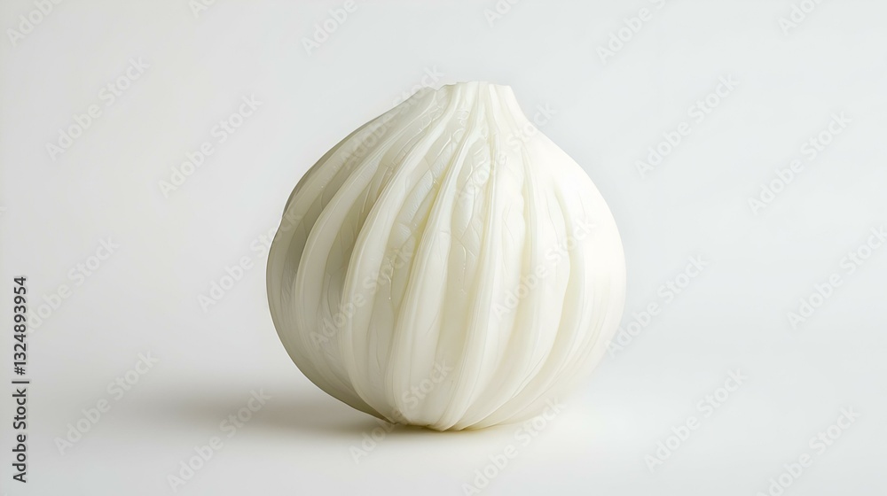 Obraz premium Fresh fennel bulb on white background