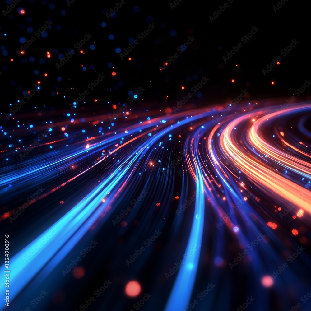 light streak, fiber optic, speed line, futuristic background for 5g or 6g technology wireless data transmission, high-speed internet in abstract light streak, fiber optic, speed line, futuristic background for 5g or 6g technology wireless data transmission, high-speed internet in abstract