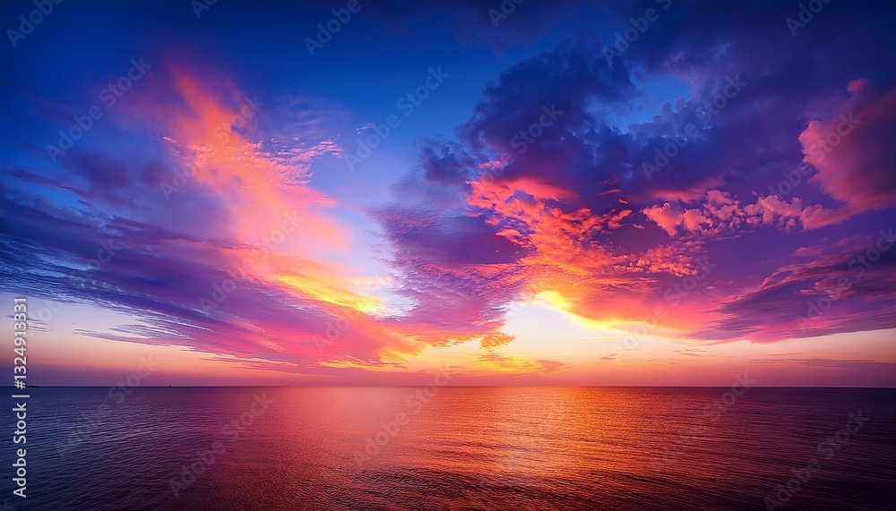 Obraz premium colorful sunset sky