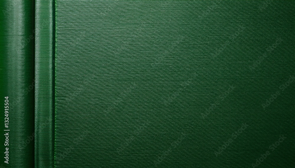 Fototapeta premium green geltex clothbound book cover with canvas like texture