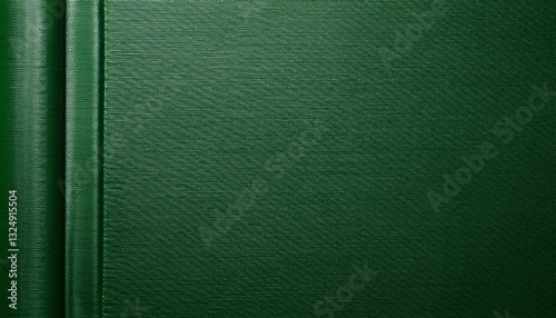 green geltex clothbound book cover with canvas like texture