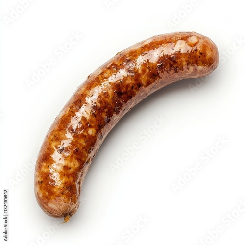 Sausage highlighted on white