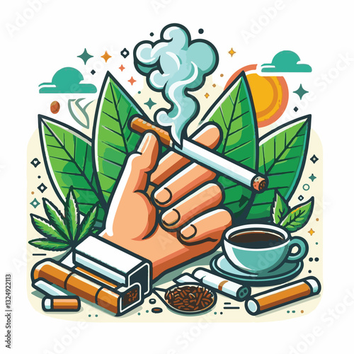 tobacco, nicotine, cigarette, health, background, cigar, smoke, cancer, leaf, addiction, risk, narcotic, unhealthy, toxic, plant, danger, industry, natural, crop, product, organic, nature, habit, harv