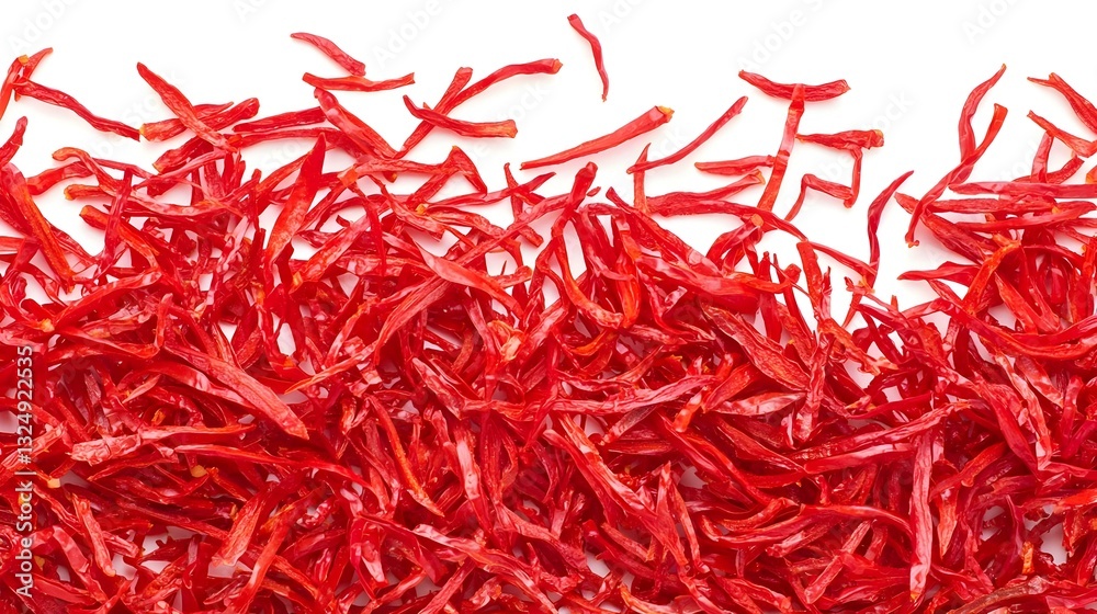 Fototapeta premium Saffron isolated on white background