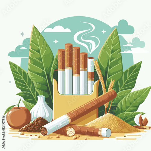 tobacco, nicotine, cigarette, health, background, cigar, smoke, cancer, leaf, addiction, risk, narcotic, unhealthy, toxic, plant, danger, industry, natural, crop, product, organic, nature, habit, harv