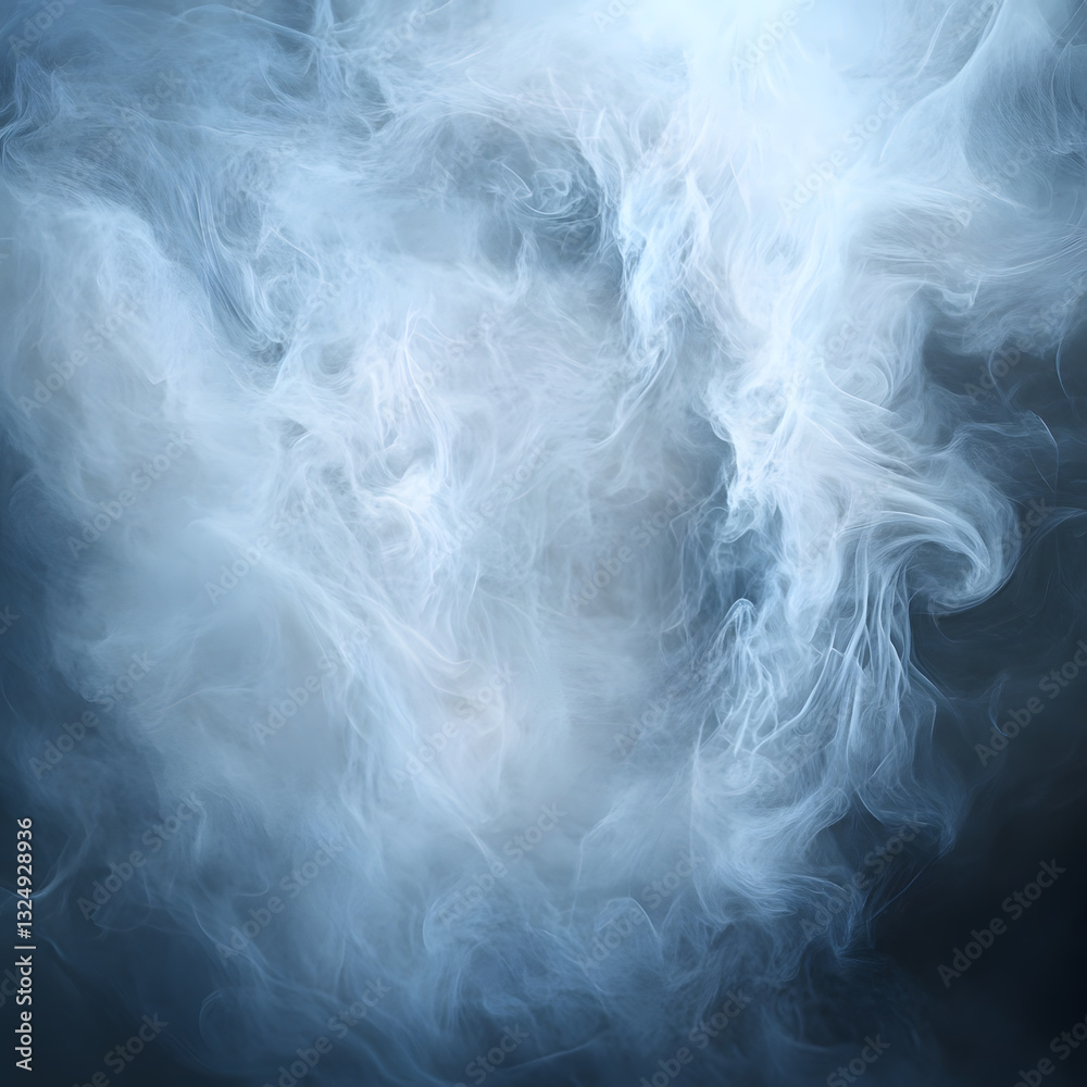 Obraz premium Close-Up Of Soft And Delicate White Feathers In Teal Toning, Abstract Background Texture.