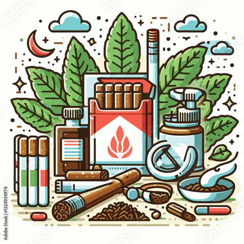tobacco, nicotine, cigarette, health, background, cigar, smoke, cancer, leaf, addiction, risk, narcotic, unhealthy, toxic, plant, danger, industry, natural, crop, product, organic, nature, habit, harv