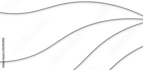 White dynamic abstract vector background with wavy lines. Modern creative halftone premium gradient. Business presentation banner 3d cover for sale party night event.