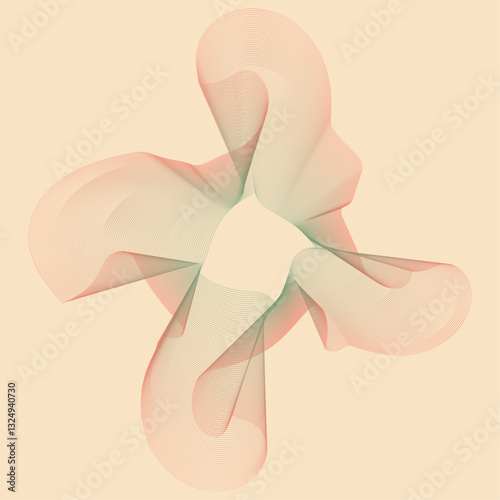 Wavy line vector design, can be used for sale banner, wallpaper, for, brochure, landing page