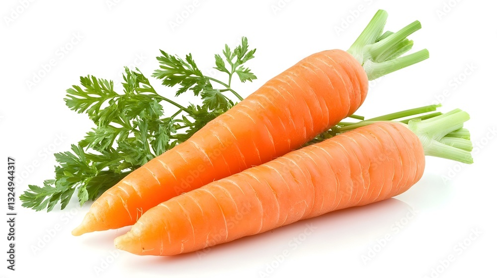 Fresh carrot on white background Fresh carrot on white background
