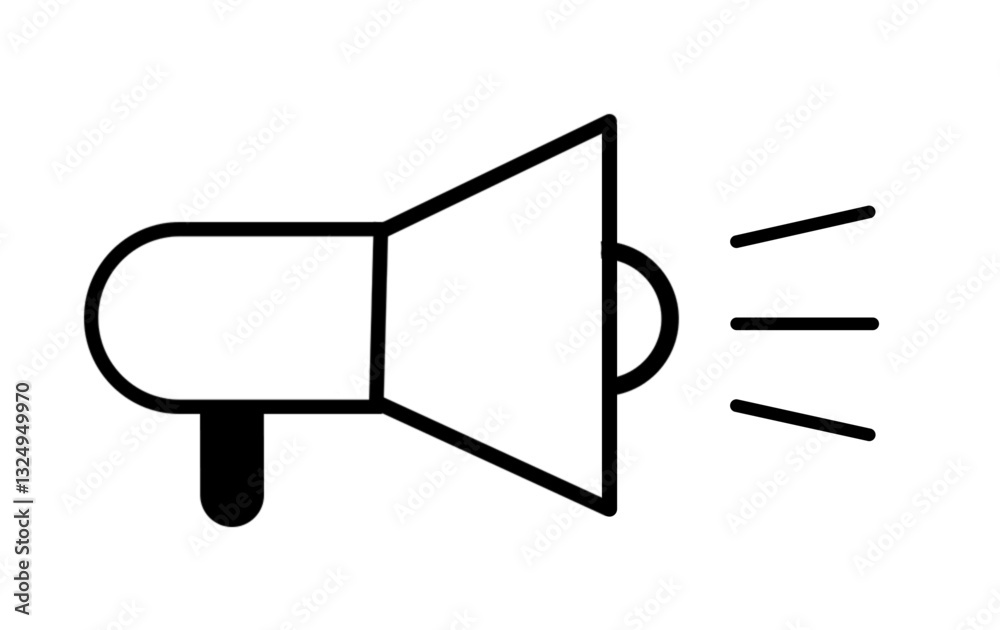 Megaphone icon Megaphone icon
