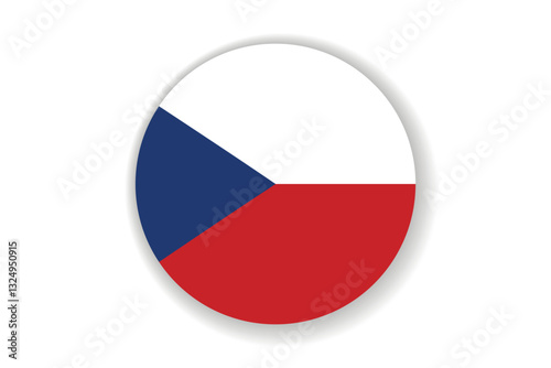 Flag of Czech Republic. Czech national symbol in official colors. Template icon. Abstract vector background. Round glass light ball, 3D big bubble, sphere. Free Download Flag of Czech Republic. Czech national symbol in official colors. Template icon. Abstract vector background. Round glass light ball, 3D big bubble, sphere. - GFXLoad