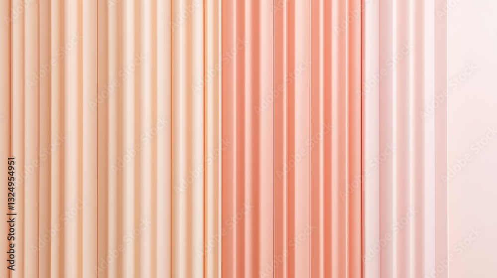 Obraz premium pastel colored vertical lines forming a sleek and modern background. It creates a sense of simplicity and elegance