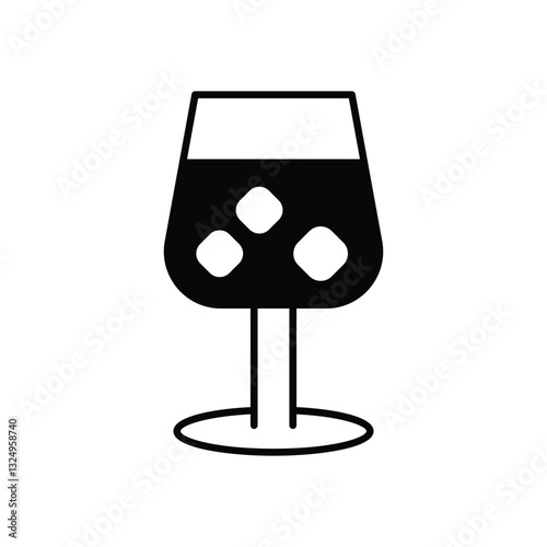 Sangria Blanco vector icon