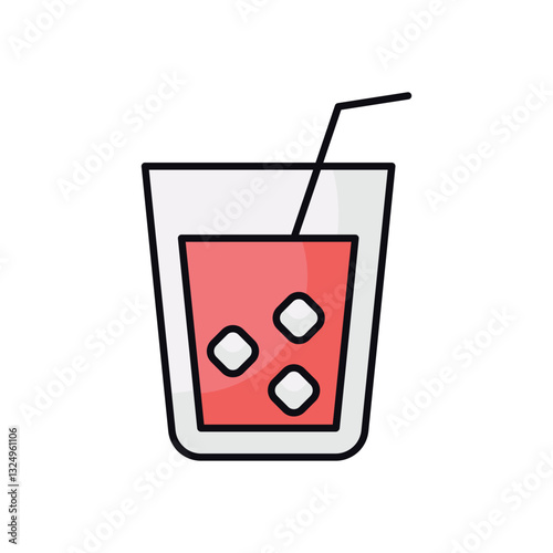 Fruit Punch vector icon