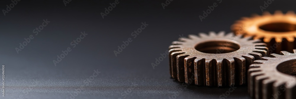 An array of antique gears lying together symbolizes the intricate workings of technology and industry, showcasing both functionality and the beauty of vintage craftsmanship. An array of antique gears lying together symbolizes the intricate workings of technology and industry, showcasing both functionality and the beauty of vintage craftsmanship.