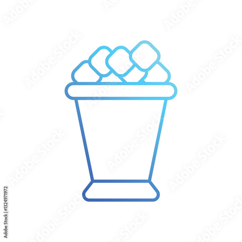 Mint Julep vector icon