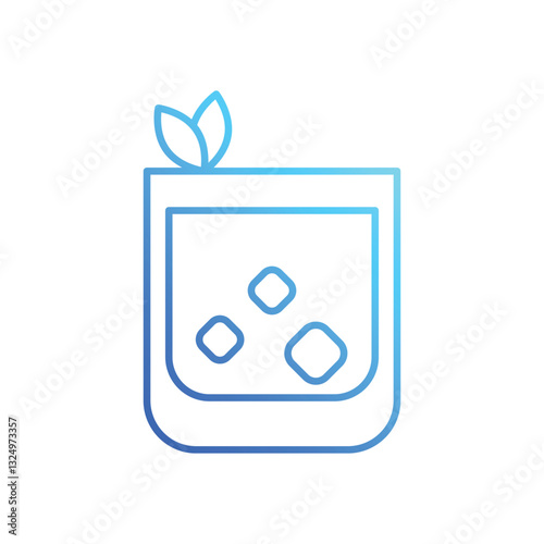 Mango Lassi vector icon