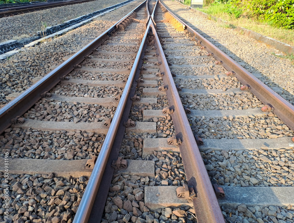 Rail Road Tracks in Indonesia	
