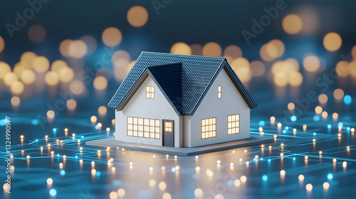 Smart home model on a digital network
