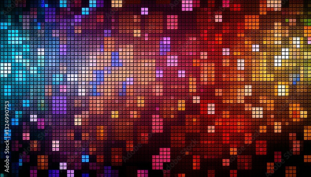 colorful dot pixel background colorful dot pixel background