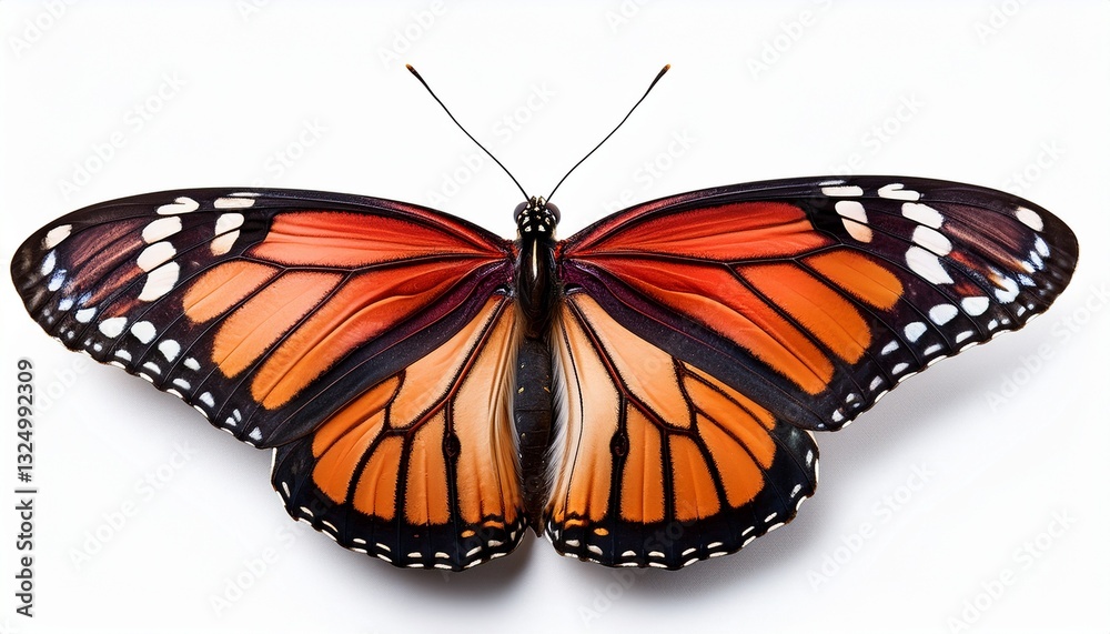 Fototapeta premium butterfly on white background