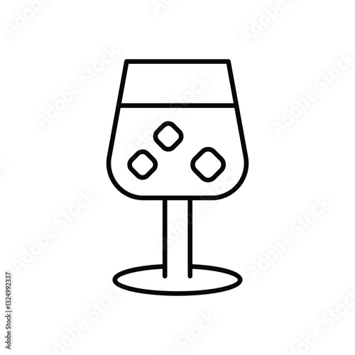 Sangria Blanco vector icon
