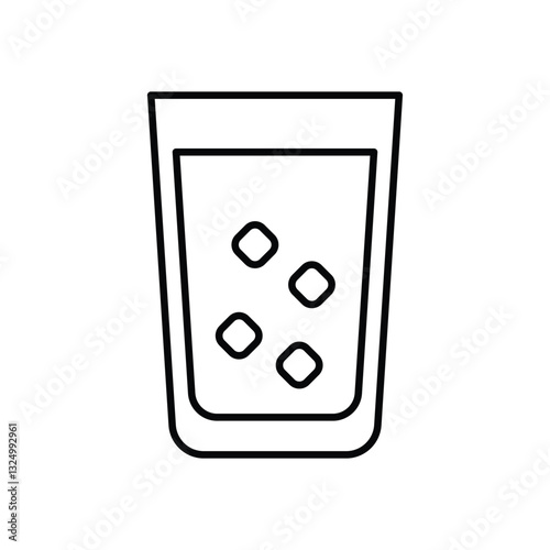 Chai Iced Tea vector icon