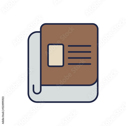 news icons isolated on White Background. Flat style design
