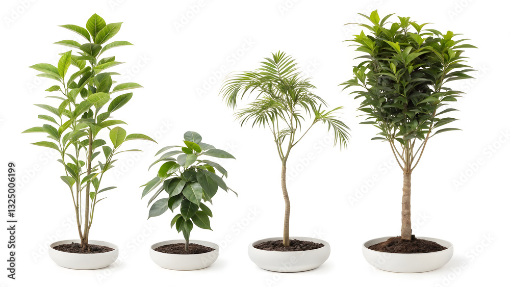 Obraz premium bonsai tree isolated on white