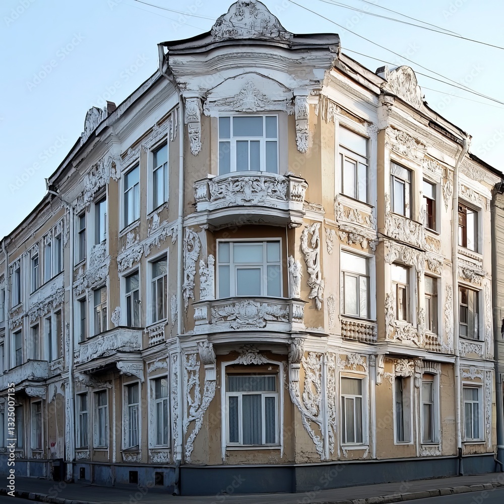 Obraz premium Antique ornamented building