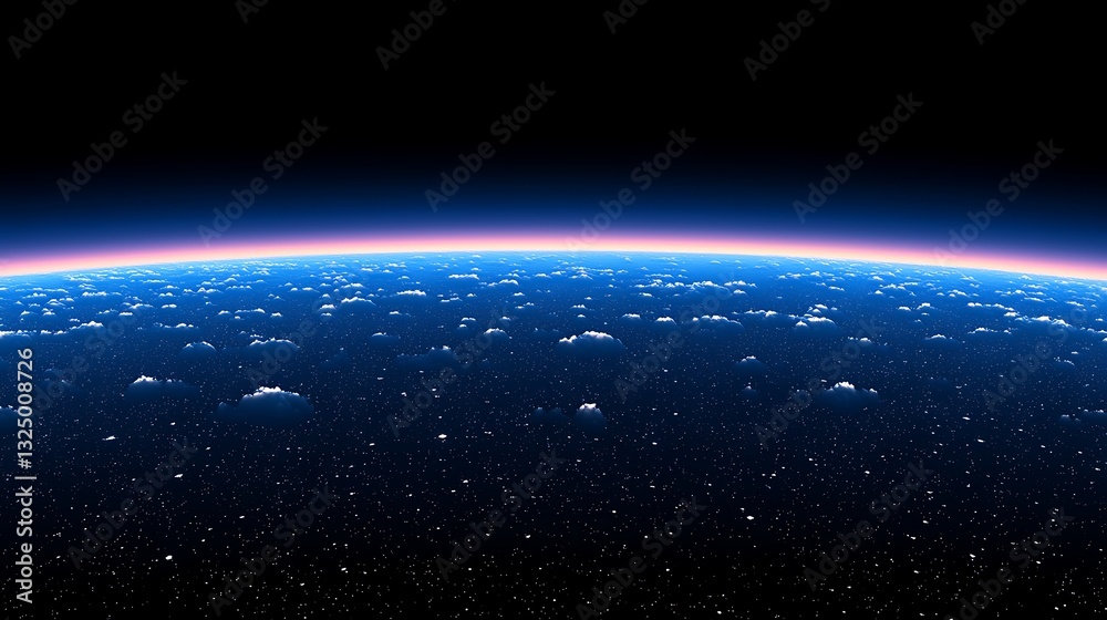 Obraz premium Planet Earthrise for Space View.