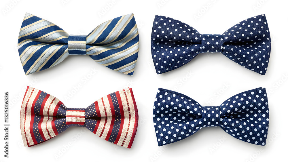 Fototapeta premium bow tie isolated on white