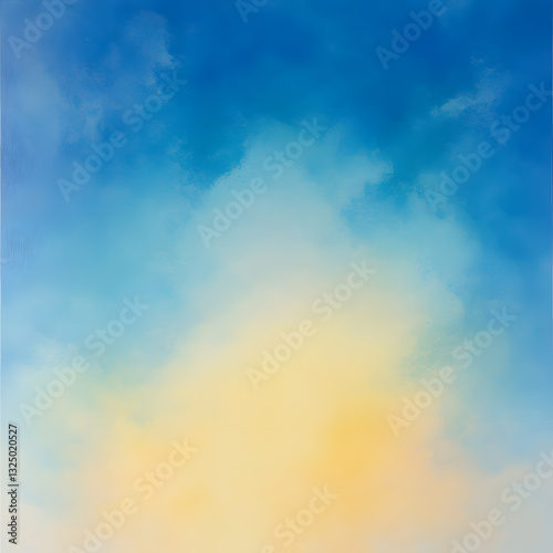 A bright and airy sky blue gradient with a soft Colorful sky and clouds